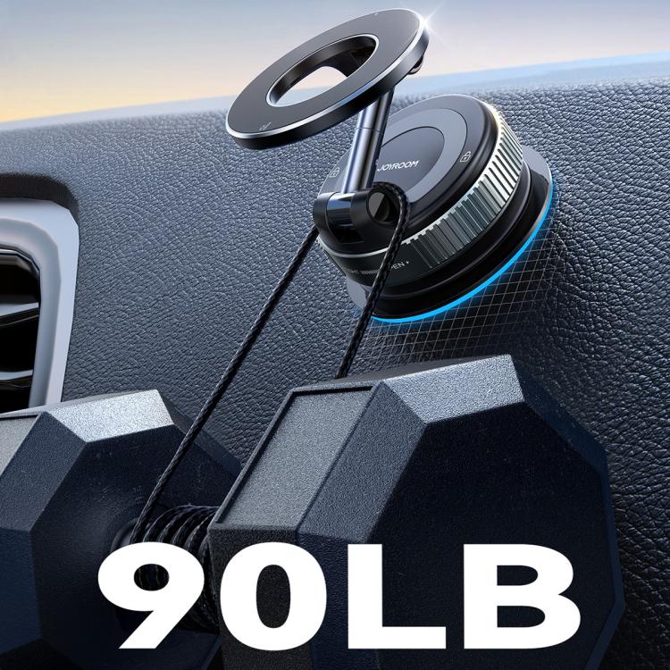 JOYROOM JR-ZS501 Mechanical Suction Cup MagSafe Magnetic Car Phone Holder(Black) - Universal Car Holders by JOYROOM | Online Shopping UK | buy2fix