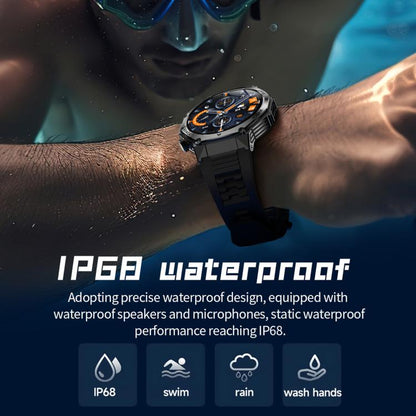 AK82 BT Call Smart Watch, Support Blood Oxygen / Blood Pressure / Heart Rate / Sports Health Monitoring Fitness Tracker(Silver Grey Silicone) - Smart Watches by buy2fix | Online Shopping UK | buy2fix