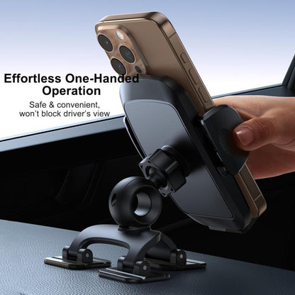 JOYROOM JR-ZS259 Mechanical Triple Adhesion Claw Car Phone Holder(Black) - Universal Car Holders by JOYROOM | Online Shopping UK | buy2fix