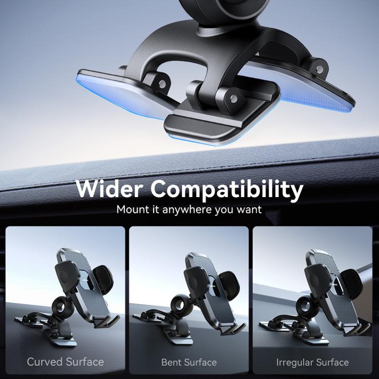 JOYROOM JR-ZS259 Mechanical Triple Adhesion Claw Car Phone Holder(Black) - Universal Car Holders by JOYROOM | Online Shopping UK | buy2fix