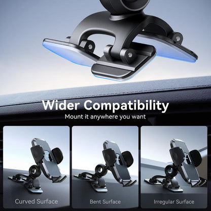 JOYROOM JR-ZS259 Mechanical Triple Adhesion Claw Car Phone Holder(Black) - Universal Car Holders by JOYROOM | Online Shopping UK | buy2fix