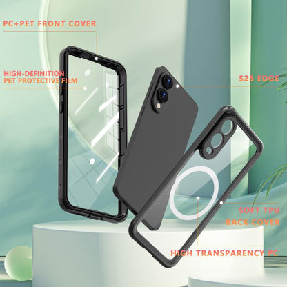 For Samsung Galaxy S25 Edge 5G RedPepper MagSafe IP68 Waterproof Phone Case(Black) - Galaxy S25 Edge 5G Cases by RedPepper | Online Shopping UK | buy2fix