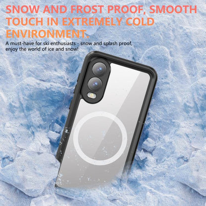 For Samsung Galaxy S25 Edge 5G RedPepper MagSafe IP68 Waterproof Phone Case(Black) - Galaxy S25 Edge 5G Cases by RedPepper | Online Shopping UK | buy2fix