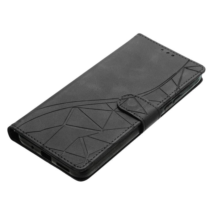 For iPhone Air Triangles Embossed Leather Phone Case(Black) - iPhone Air Cases by buy2fix | Online Shopping UK | buy2fix