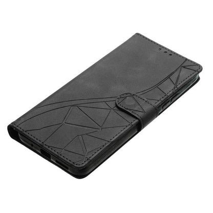 For iPhone Air Triangles Embossed Leather Phone Case(Black) - iPhone Air Cases by buy2fix | Online Shopping UK | buy2fix