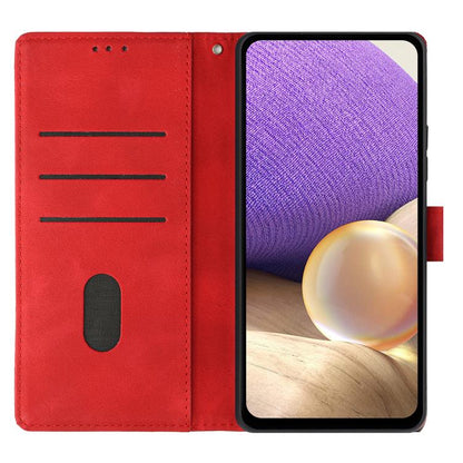 For iPhone Air Triangles Embossed Leather Phone Case(Red) - iPhone Air Cases by buy2fix | Online Shopping UK | buy2fix