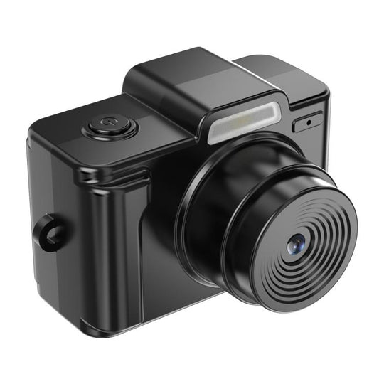 E9 1080P HD Portable Campus Mini Camera Supports 128GB TF Card(Black)
