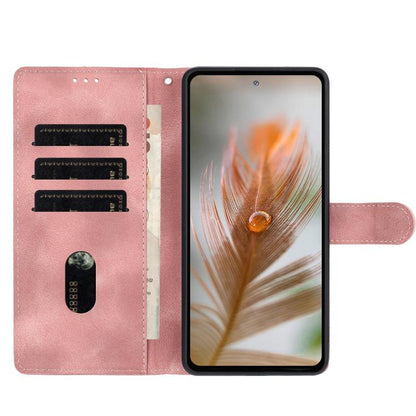 For Google Pixel 10 Pro Skin Feel Embossed Feather Leather Phone Case(Pink) - Google Cases by buy2fix | Online Shopping UK | buy2fix