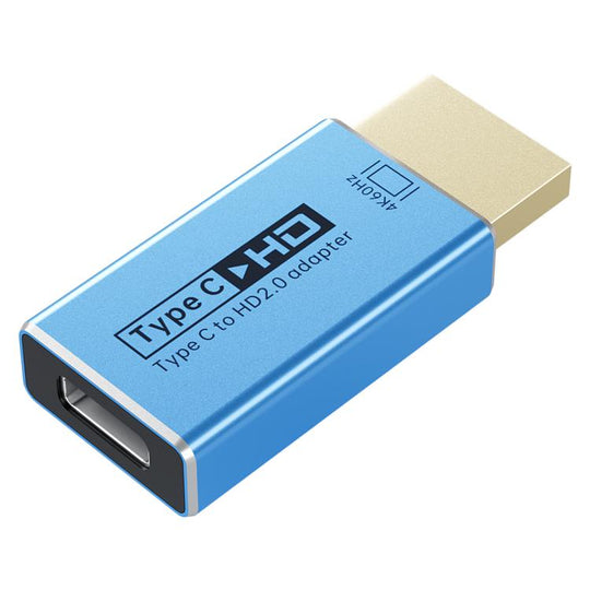 YCE-V292A Type-C to HDMI 4K Adapter(Blue)