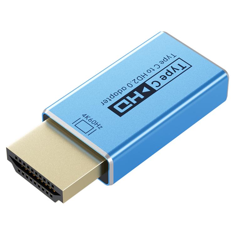 YCE-V292A Type-C to HDMI 4K Adapter(Blue) - Adapter by buy2fix | Online Shopping UK | buy2fix