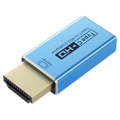 YCE-V292A Type-C to HDMI 4K Adapter(Blue) - Adapter by buy2fix | Online Shopping UK | buy2fix