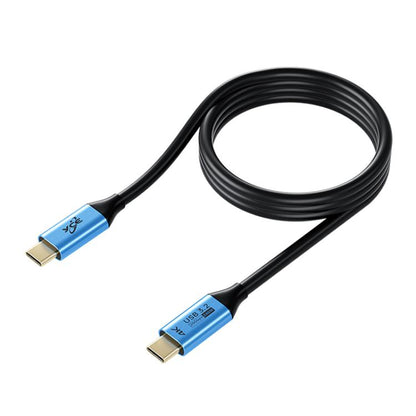 YCE-V292B 100W Type-C to Type-C with E-marker Full Function Data Cable, Length: 1.8m(Blue) - USB-C & Type-C Cable by buy2fix | Online Shopping UK | buy2fix