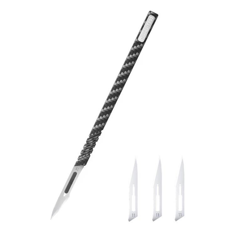 QianLi TX01 Carbon Fibre Non-Magnetic Anti-Static Universal Knife Handle - Tool Kits by QIANLI | Online Shopping UK | buy2fix