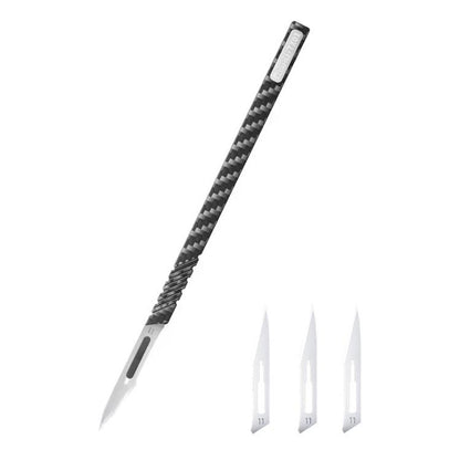 QianLi TX01 Carbon Fibre Non-Magnetic Anti-Static Universal Knife Handle - Tool Kits by QIANLI | Online Shopping UK | buy2fix