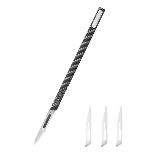 QianLi TX01 Carbon Fibre Non-Magnetic Anti-Static Universal Knife Handle - Tool Kits by QIANLI | Online Shopping UK | buy2fix