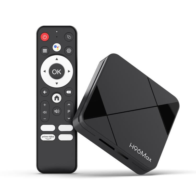 H96Max 4K UHD Android 14 Smart TV Box with Remote Control, RK3518 Quad-Core 2GB+8GB(US Plug) - Others by buy2fix | Online Shopping UK | buy2fix