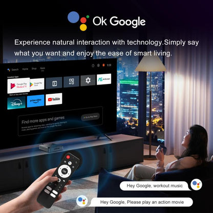 H96Max 4K UHD Android 14 Smart TV Box with Remote Control, RK3518 Quad-Core 2GB+8GB(EU Plug) - Others by buy2fix | Online Shopping UK | buy2fix
