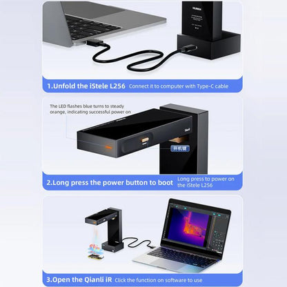 QianLi L256 iStele Dual-spectral Thermal Camera Short Circuit Thermometer - Test Tools by QIANLI | Online Shopping UK | buy2fix