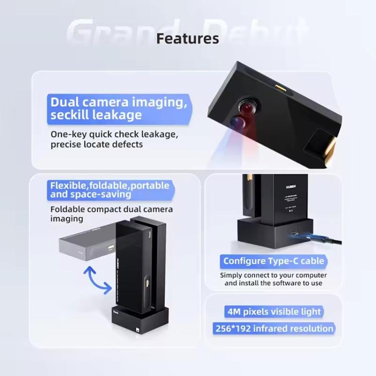 QianLi L256 iStele Dual-spectral Thermal Camera Short Circuit Thermometer - Test Tools by QIANLI | Online Shopping UK | buy2fix