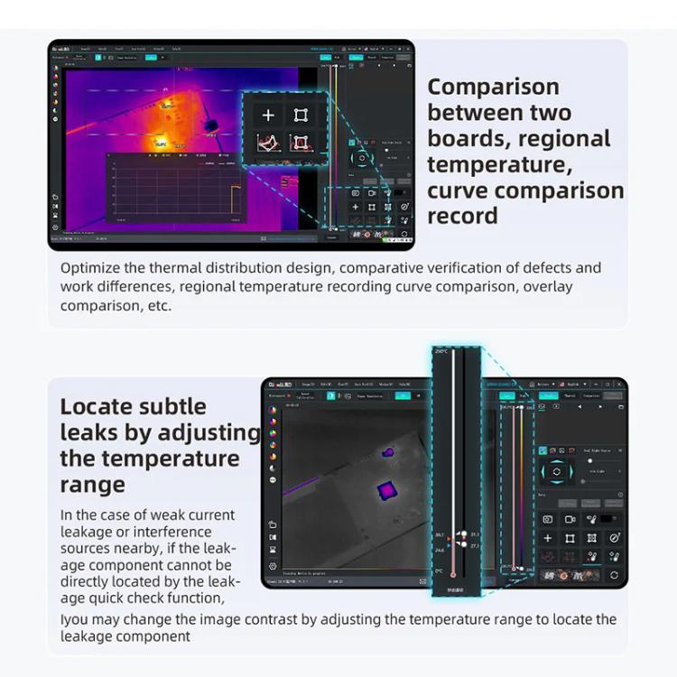 QianLi L256 iStele Dual-spectral Thermal Camera Short Circuit Thermometer - Test Tools by QIANLI | Online Shopping UK | buy2fix