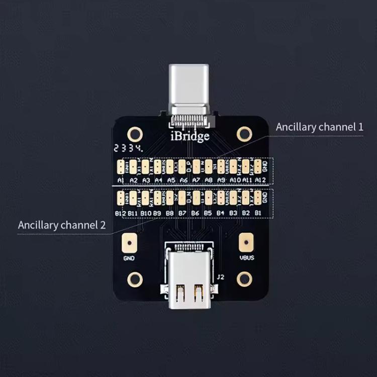 QianLi iBridge Tail Plug Charging DNDP Detection Epitaxial Board, Model:8 Pin - Test Tools by QIANLI | Online Shopping UK | buy2fix