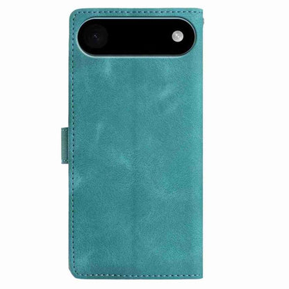 For iPhone Air Skin Feel Embossed Feather Leather Phone Case(Green) - iPhone Air Cases by buy2fix | Online Shopping UK | buy2fix