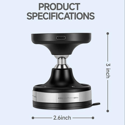 CCT29W 15W Suction Cup MagSafe Wireless Phone Charging Holder(Black) - Desktop Holder by buy2fix | Online Shopping UK | buy2fix