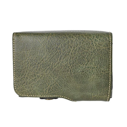 For FUJIFILM X-M5 Retro Litchi Texture Leather Full Body Camera Case Bag with Strap(Green) - Leather Bag by buy2fix | Online Shopping UK | buy2fix