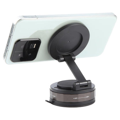 CCT30-2 Suction Cup Magnetic Rotating Phone Holder(Black) - Desktop Holder by buy2fix | Online Shopping UK | buy2fix