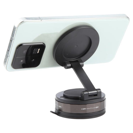 CCT30-2 Suction Cup Magnetic Rotating Phone Holder(Black)