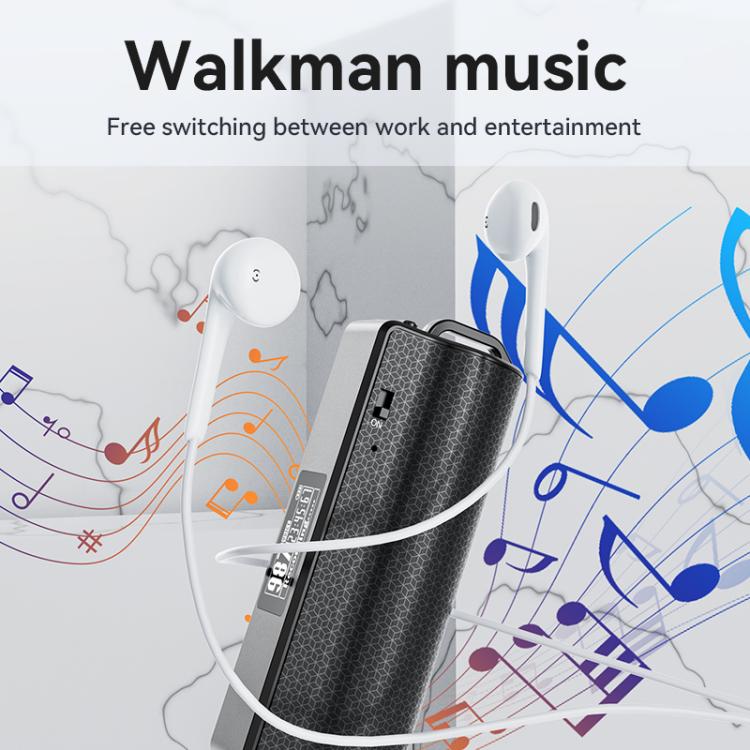 JNN Q70P OLED Display Magnetic Noise Reduction Voice Recording Pen Support APP Control, Memory:8GB(Black) - Recording Pen by JNN | Online Shopping UK | buy2fix