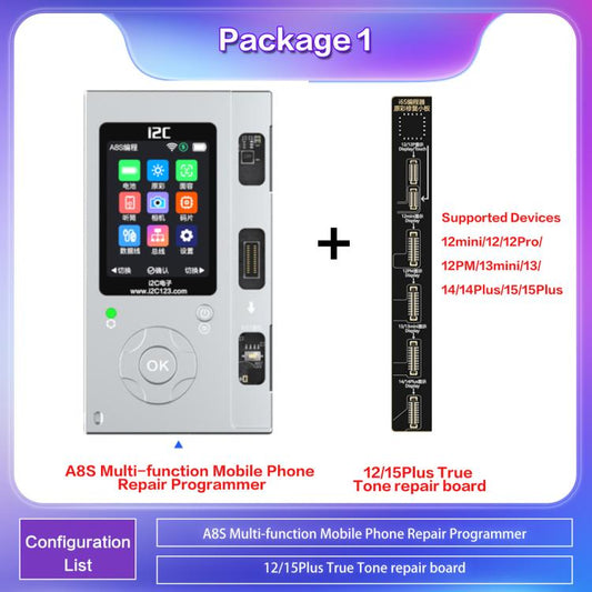 i2C A8S Multi-function Phone Repair Programmer, Model:Host+12-15 Plus True Tone Board - Repair Programmer by i2C | Online Shopping UK | buy2fix