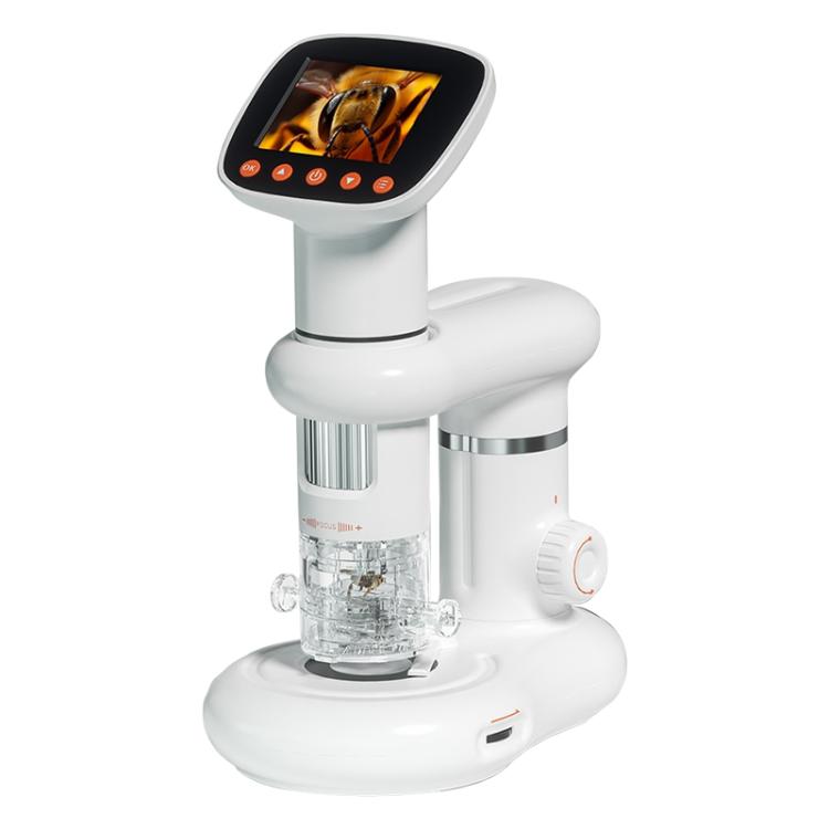 CM3 2.0 inch IPS Screen 1000X Desktop HD Digital Electron Microscope(White) - Digital Microscope by buy2fix | Online Shopping UK | buy2fix