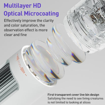 CM3 2.0 inch IPS Screen 1000X Desktop HD Digital Electron Microscope(White) - Digital Microscope by buy2fix | Online Shopping UK | buy2fix