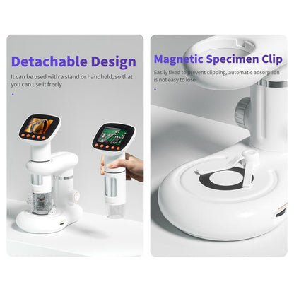 CM3 2.0 inch IPS Screen 1000X Desktop HD Digital Electron Microscope(White) - Digital Microscope by buy2fix | Online Shopping UK | buy2fix