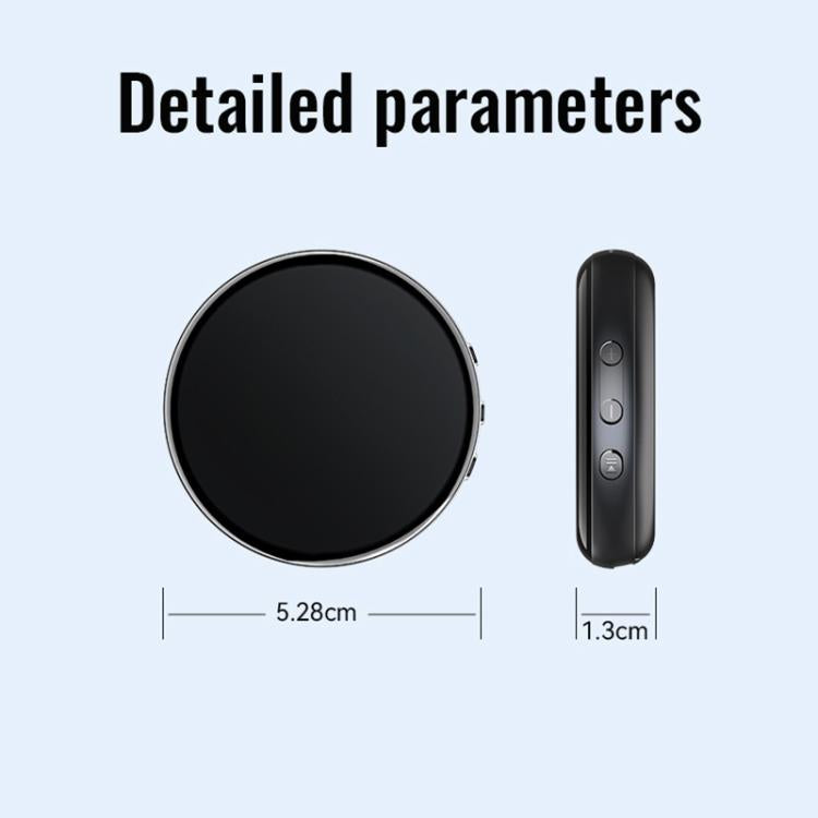 JNN M29A Portable Smart AI Magnetic Recorder Support APP Control, Memory:128GB(Black) - Recording Pen by JNN | Online Shopping UK | buy2fix