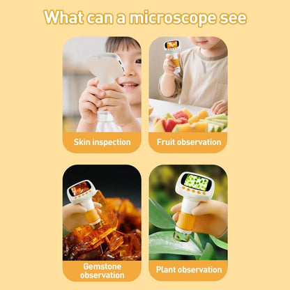 CM5 2.0 inch Screen HD Digital Electron Microscope(Orange) - Digital Microscope by buy2fix | Online Shopping UK | buy2fix