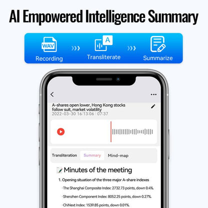JNN A6 Portable Smart AI Magnetic Recorder Support APP Control, Memory:128GB(Black) - Recording Pen by JNN | Online Shopping UK | buy2fix