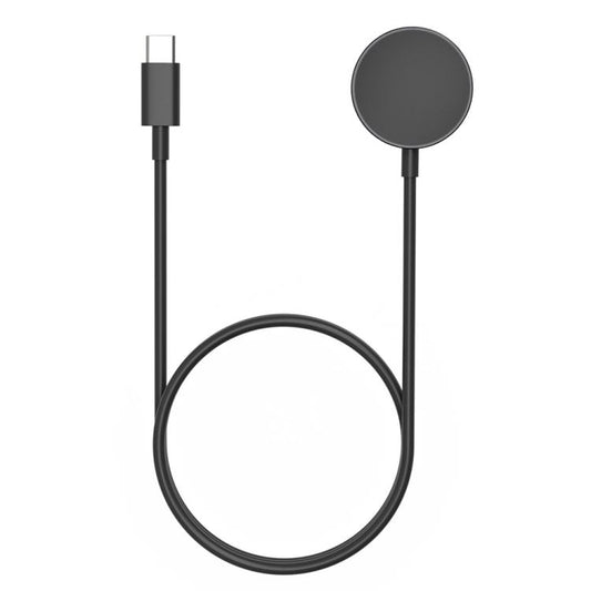 For Samsung Galaxy Watch Ultra / 7 / 6 / 5 Pro / 4 / 3 xDfind Aluminum Alloy Magnetic Charging Cable, Port:USB-C(Black) - Charger by xDfind | Online Shopping UK | buy2fix