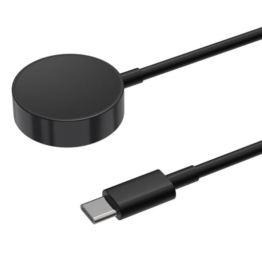 For Samsung Galaxy Watch Ultra / 7 / 6 / 5 Pro / 4 / 3 xDfind Aluminum Alloy Magnetic Charging Cable, Port:USB-C(Black) - Charger by xDfind | Online Shopping UK | buy2fix