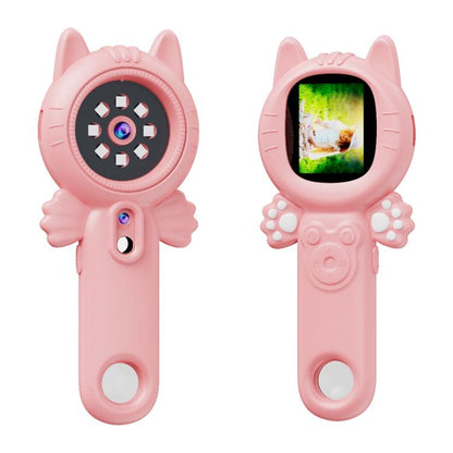 Z800 500X 2.0 inch IPS Screen Portable Handheld Dual Lens Electron Microscope(Pink) - Hand Held Style by buy2fix | Online Shopping UK | buy2fix