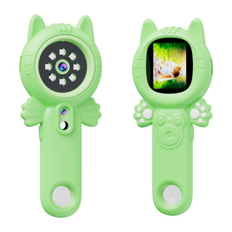 Z800 500X 2.0 inch IPS Screen Portable Handheld Dual Lens Electron Microscope(Green) - Hand Held Style by buy2fix | Online Shopping UK | buy2fix