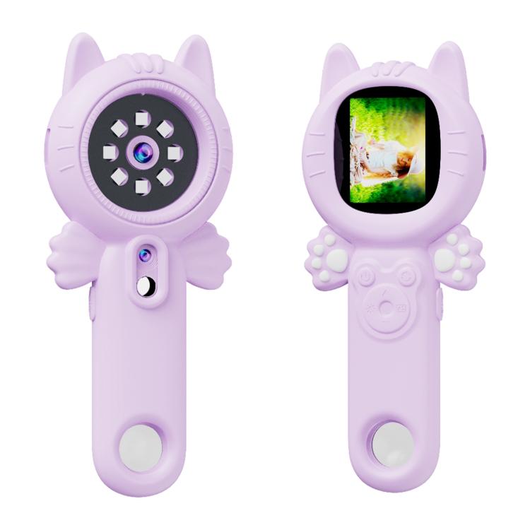 Z800 500X 2.0 inch IPS Screen Portable Handheld Dual Lens Electron Microscope(Purple) - Hand Held Style by buy2fix | Online Shopping UK | buy2fix