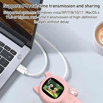 Z800 500X 2.0 inch IPS Screen Portable Handheld Dual Lens Electron Microscope(Pink) - Hand Held Style by buy2fix | Online Shopping UK | buy2fix