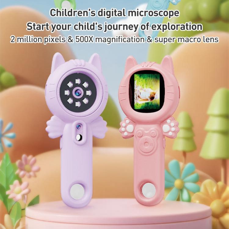 Z800 500X 2.0 inch IPS Screen Portable Handheld Dual Lens Electron Microscope(Green) - Hand Held Style by buy2fix | Online Shopping UK | buy2fix