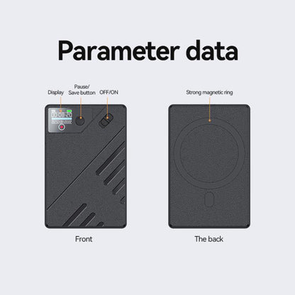 JNN A5 OLED Display Smart AI Magnetic Recorder Support APP Control, Memory:16GB(Black) - Recording Pen by JNN | Online Shopping UK | buy2fix