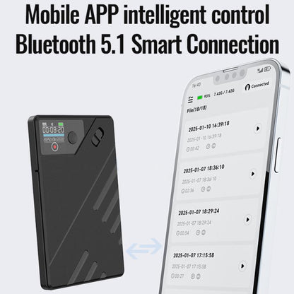 JNN A5 OLED Display Smart AI Magnetic Recorder Support APP Control, Memory:16GB(Black) - Recording Pen by JNN | Online Shopping UK | buy2fix