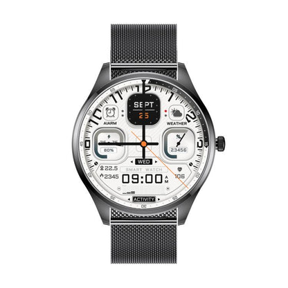 H77 1.43 inch AMOLED Screen Health & Fitness Smart Watch IP67 Waterproof Support BT Call(Grey) - Smart Watches by buy2fix | Online Shopping UK | buy2fix