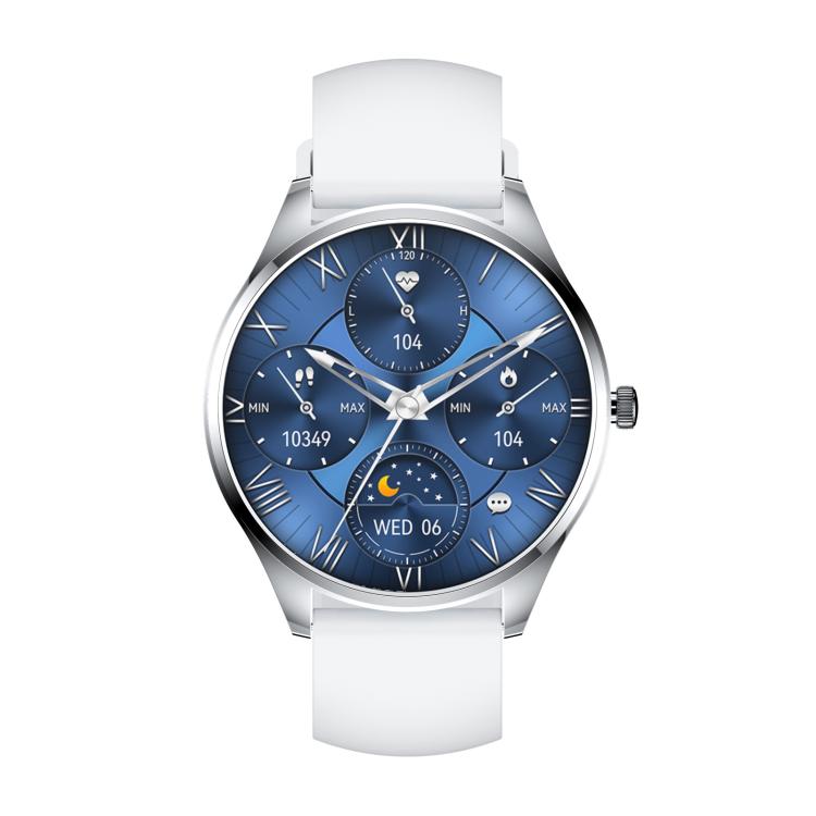 H77 1.43 inch AMOLED Screen Health & Fitness Smart Watch IP67 Waterproof Support BT Call(White) - Smart Watches by buy2fix | Online Shopping UK | buy2fix