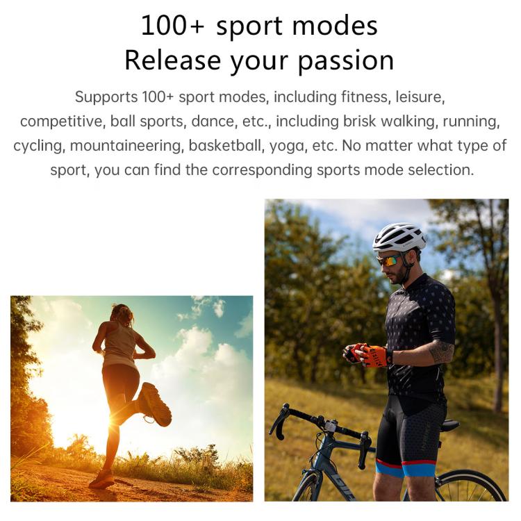 H77 1.43 inch AMOLED Screen Health & Fitness Smart Watch IP67 Waterproof Support BT Call(Black) - Smart Watches by buy2fix | Online Shopping UK | buy2fix